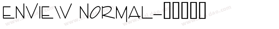 Enview Normal字体转换
